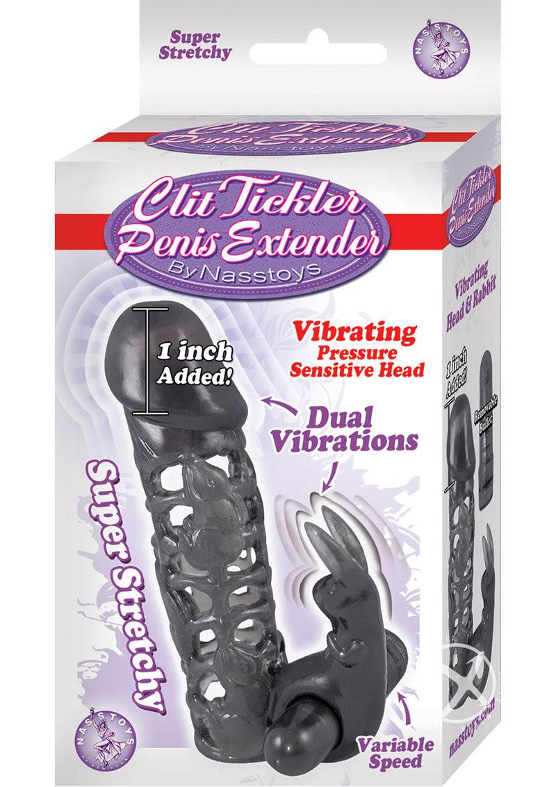 Clit Tickler Penis Extender Black - Chambre Rouge