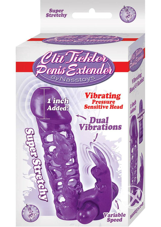 Clit Tickler Penis Extender Purple - Chambre Rouge