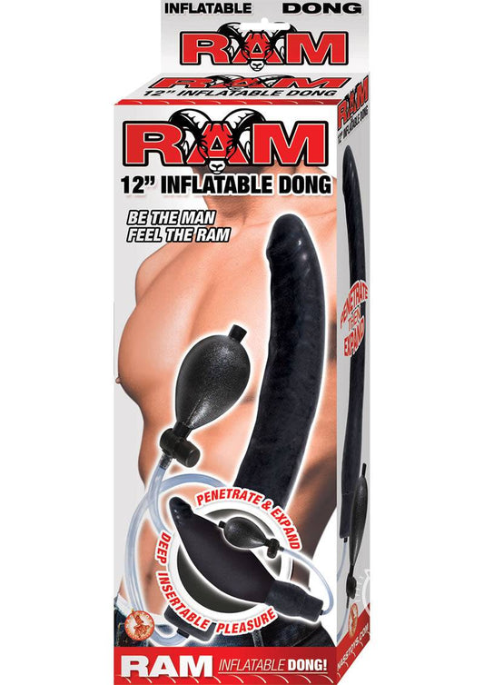 Ram 12 Inflatable Dong Black - Chambre Rouge