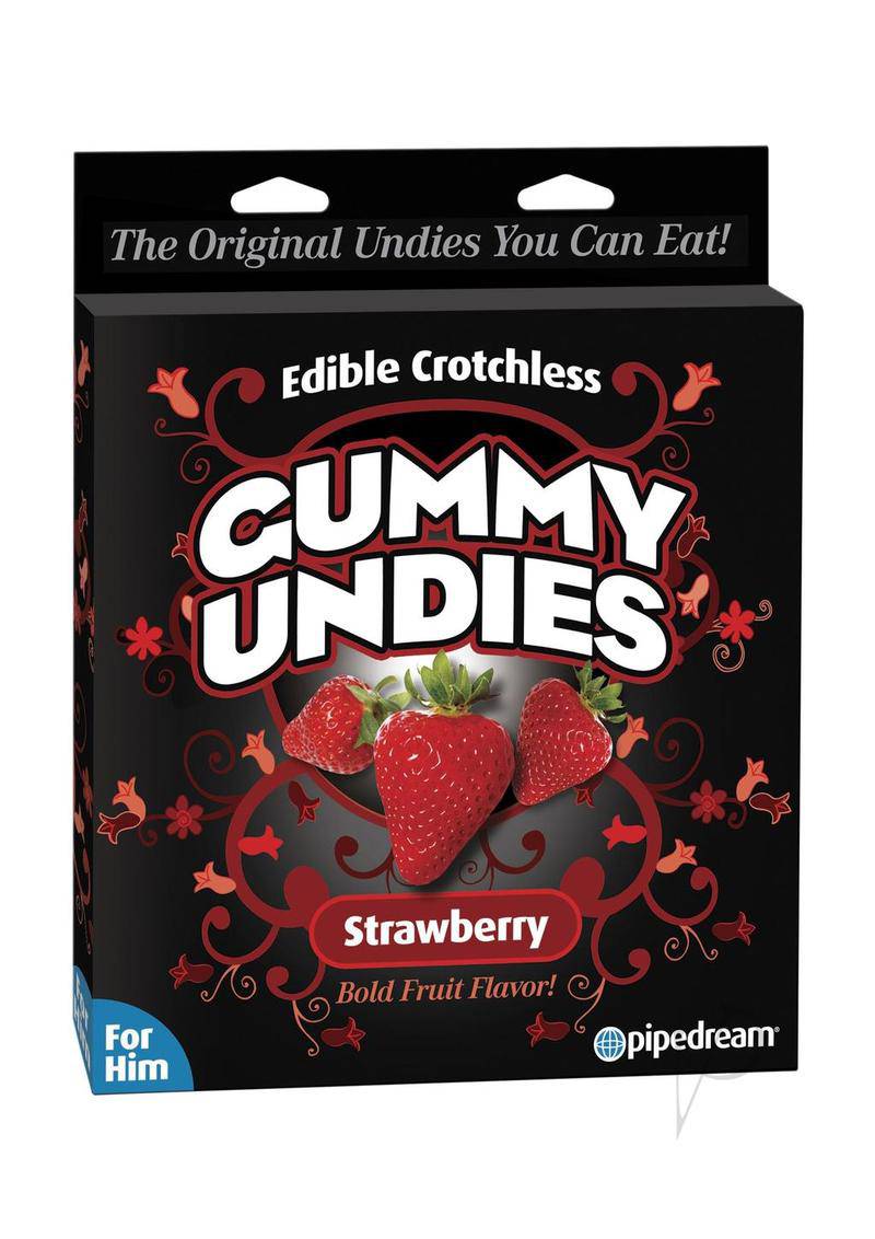 Edible Male Gummy Undies Strawberry - Chambre Rouge