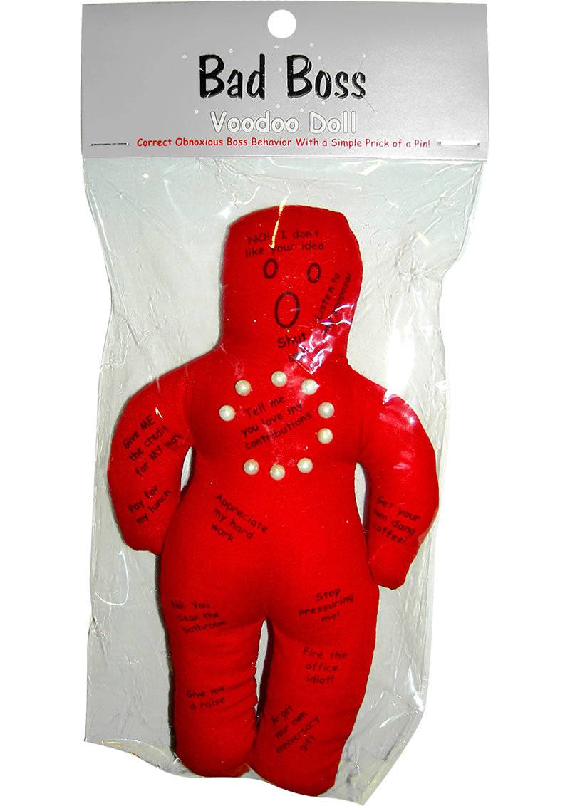 Bad Boss Voodoo Doll Red