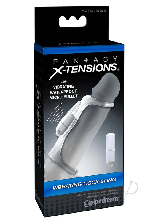 Fx Vibrating Cock Sling Clear - Chambre Rouge