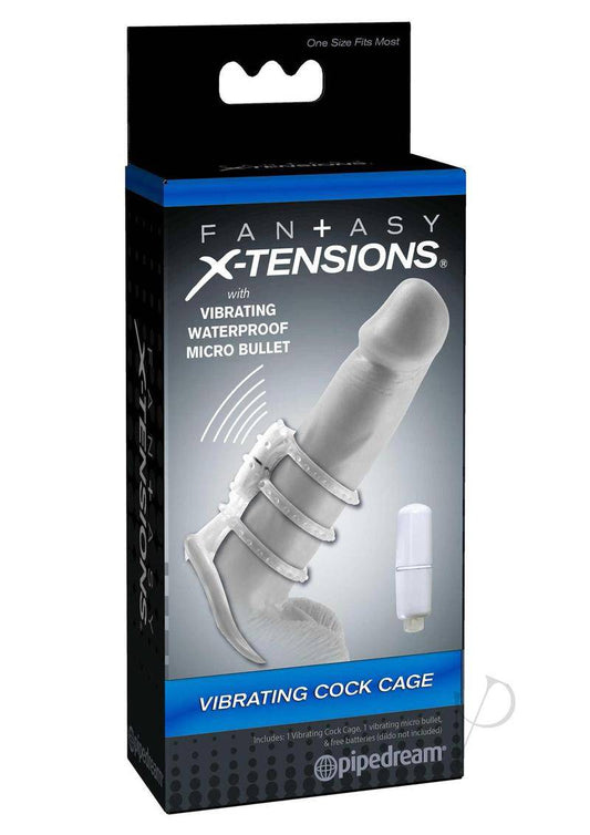 Fx Vibrating Cock Cage Clear - Chambre Rouge