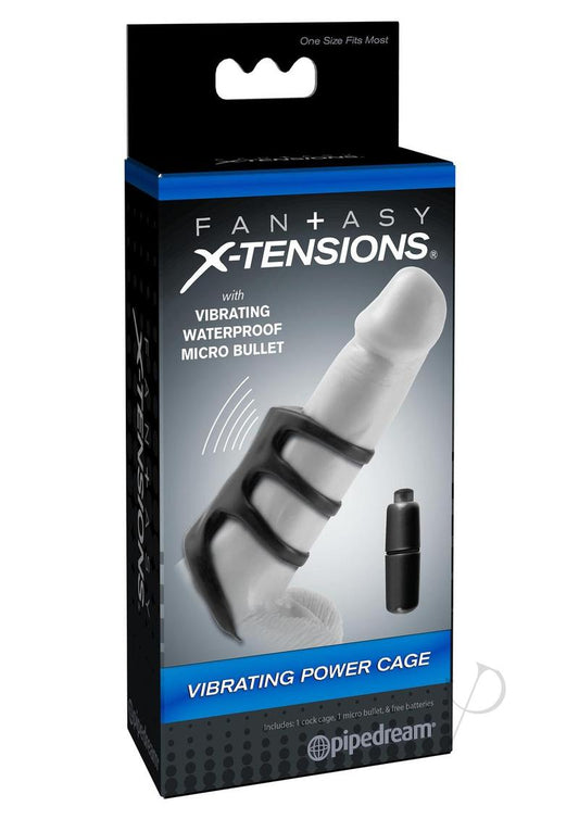 Fx Vibrating Power Cage Black - Chambre Rouge