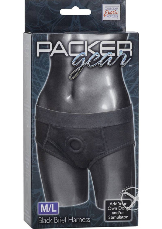 Packer Gear Black Brief Harness M/l - Chambre Rouge