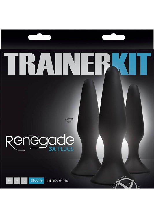 Renegade Sliders Trainer Kit 3pc Black - Chambre Rouge