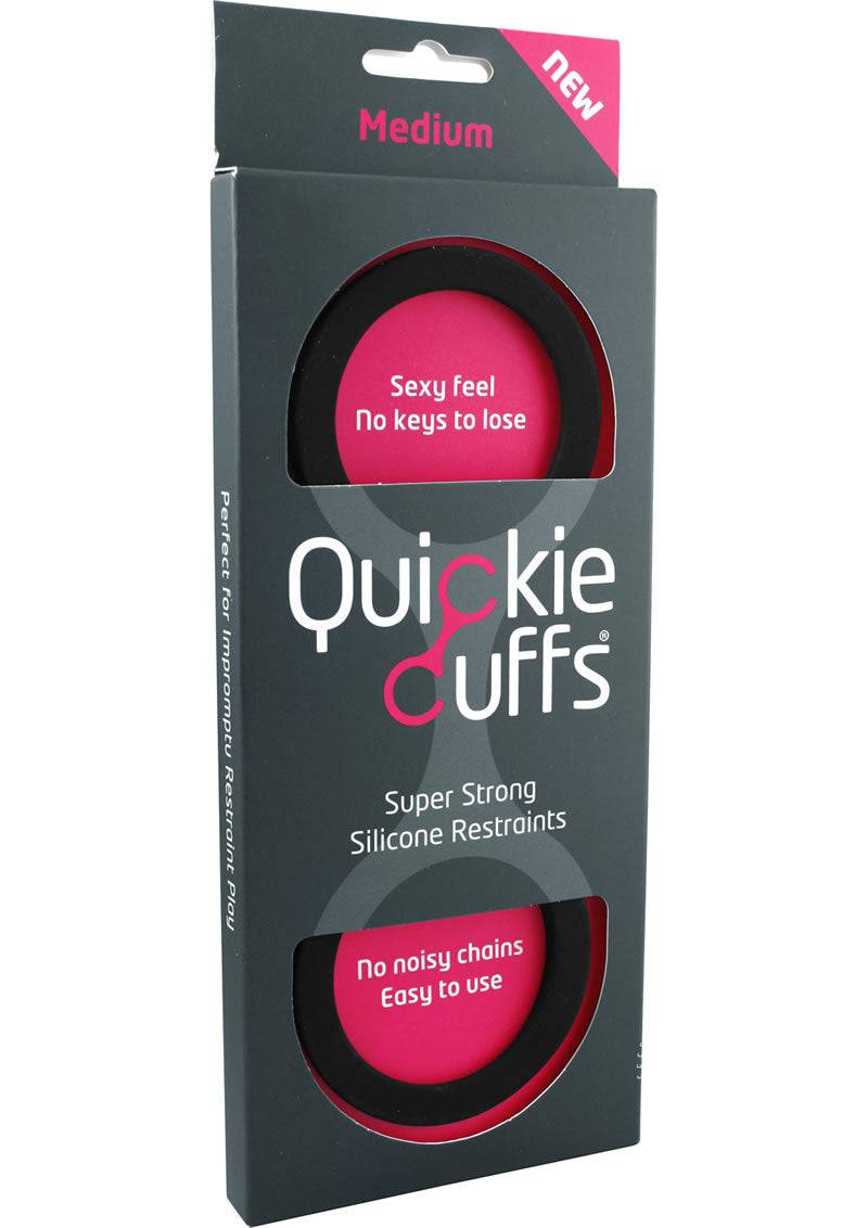 Quickie Cuffs Medium Black - Chambre Rouge