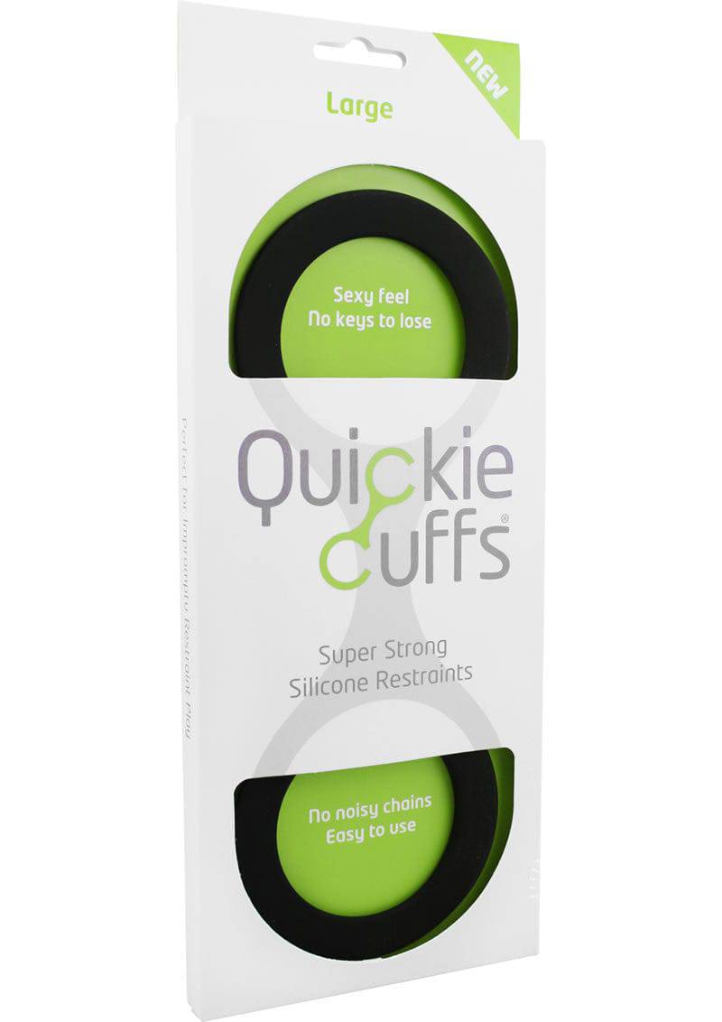 Quickie Cuffs Large Black-0