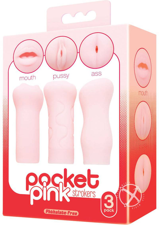 Pocket Pink Mini Masturbator Trio - Chambre Rouge