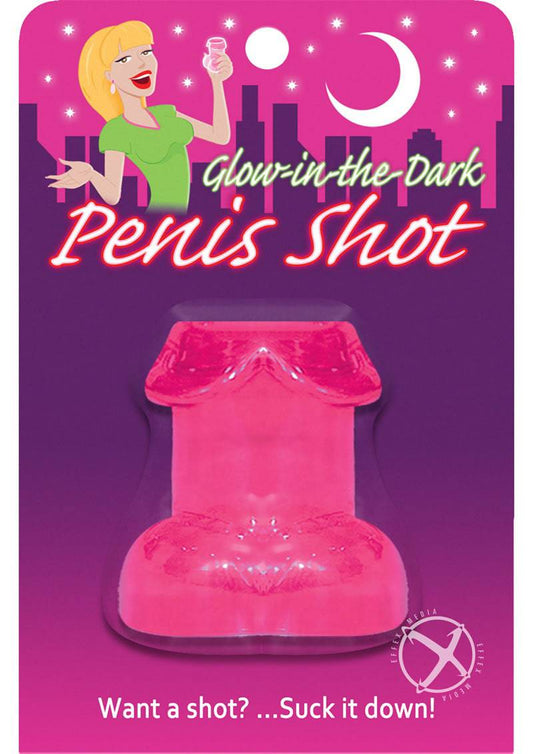 Glowing Penis Shooter - Pink