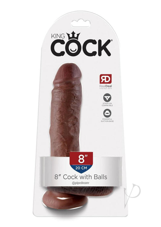 Kc 8 Cock W/balls Brown - Chambre Rouge