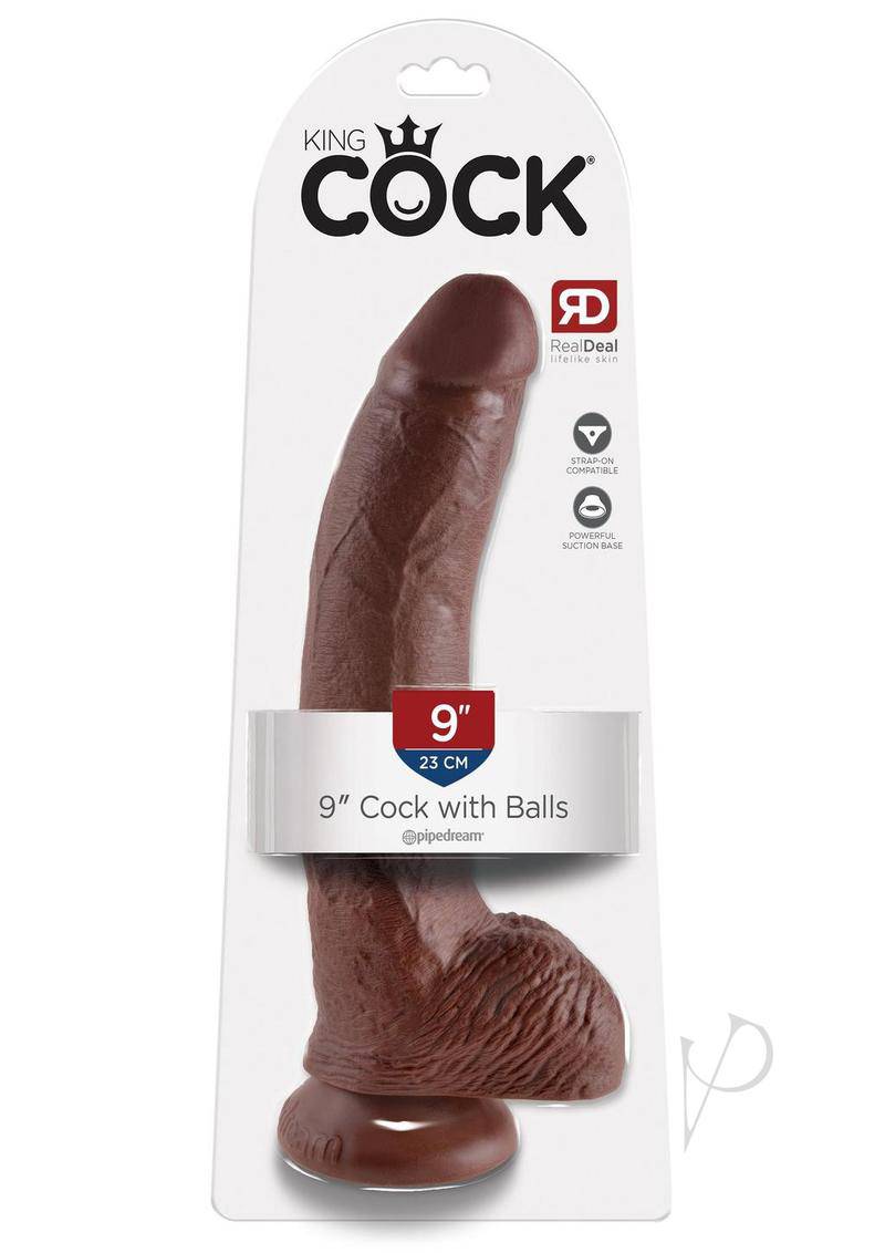 Kc 9 Cock W/balls Brown - Chambre Rouge