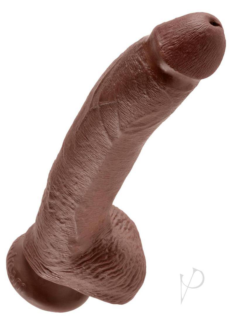 Kc 9 Cock W/balls Brown - Chambre Rouge