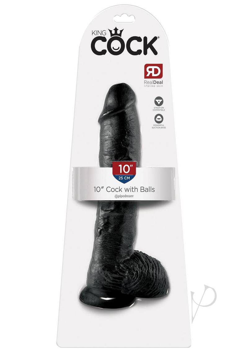 Kc 10 Cock W/balls Black - Chambre Rouge