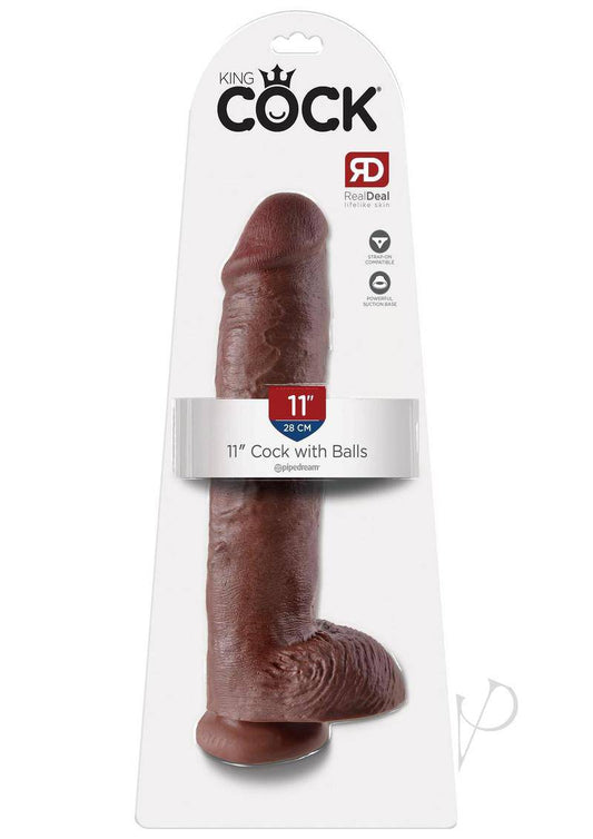 Kc 11 Cock W/balls Brown - Chambre Rouge