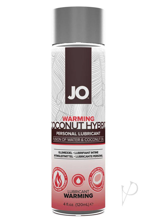 JO Silicone Free Coconut Hybrid Warming Lubricant 4oz