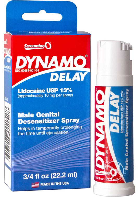 Dynamo Delay Spray 6 Packs Per POP Display