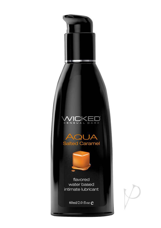 Wicked Aqua Salted Caramel Lube 2oz - Chambre Rouge