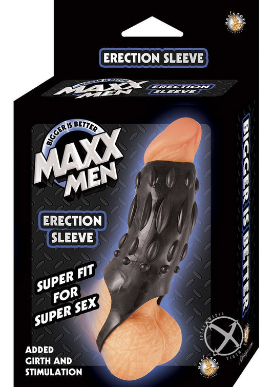 Maxx Men Erection Sleeve Black - Chambre Rouge