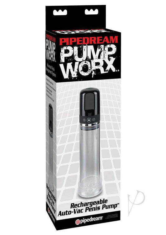 Pump Worx Recharge Auto Vac Pump - Chambre Rouge