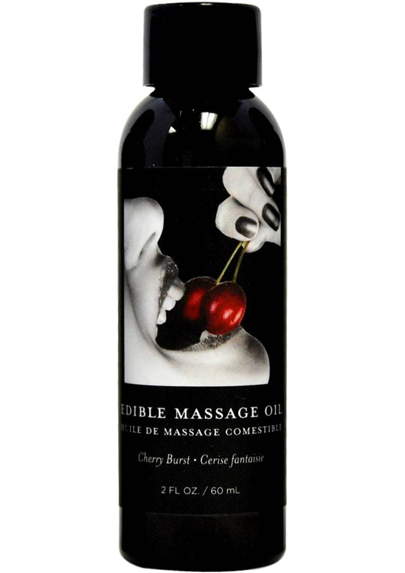 Edible Massage Oil Cherry 2oz - Chambre Rouge