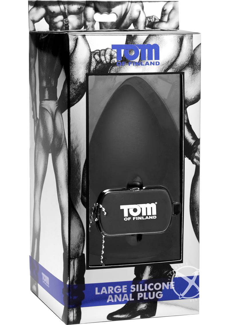 Tom Of Finland Anal Plug Large Silicone - Black