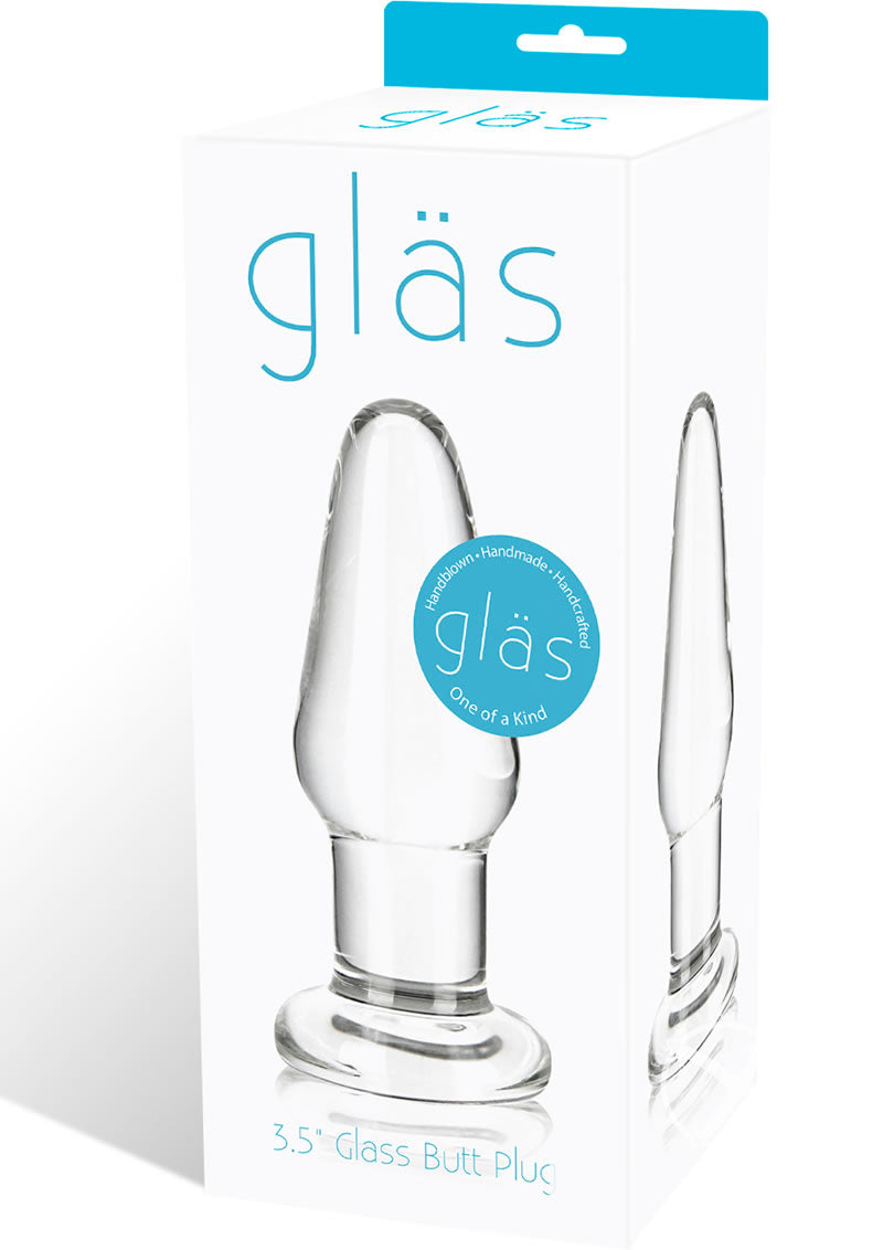 Glass Butt Plug 3.5 - Chambre Rouge