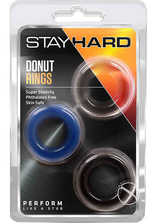 Stay Hard Donut Rings 3pk-0