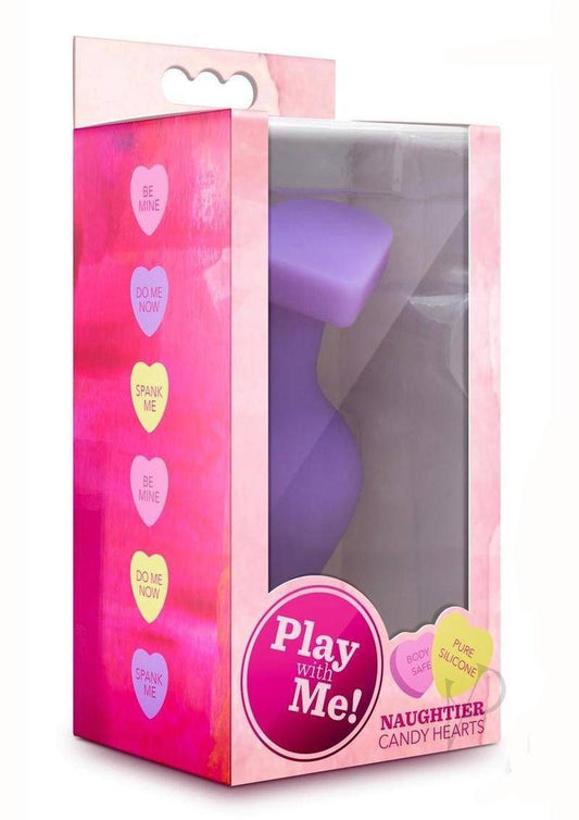 Play W/ Me Naughty Candy Heart Purple - Chambre Rouge
