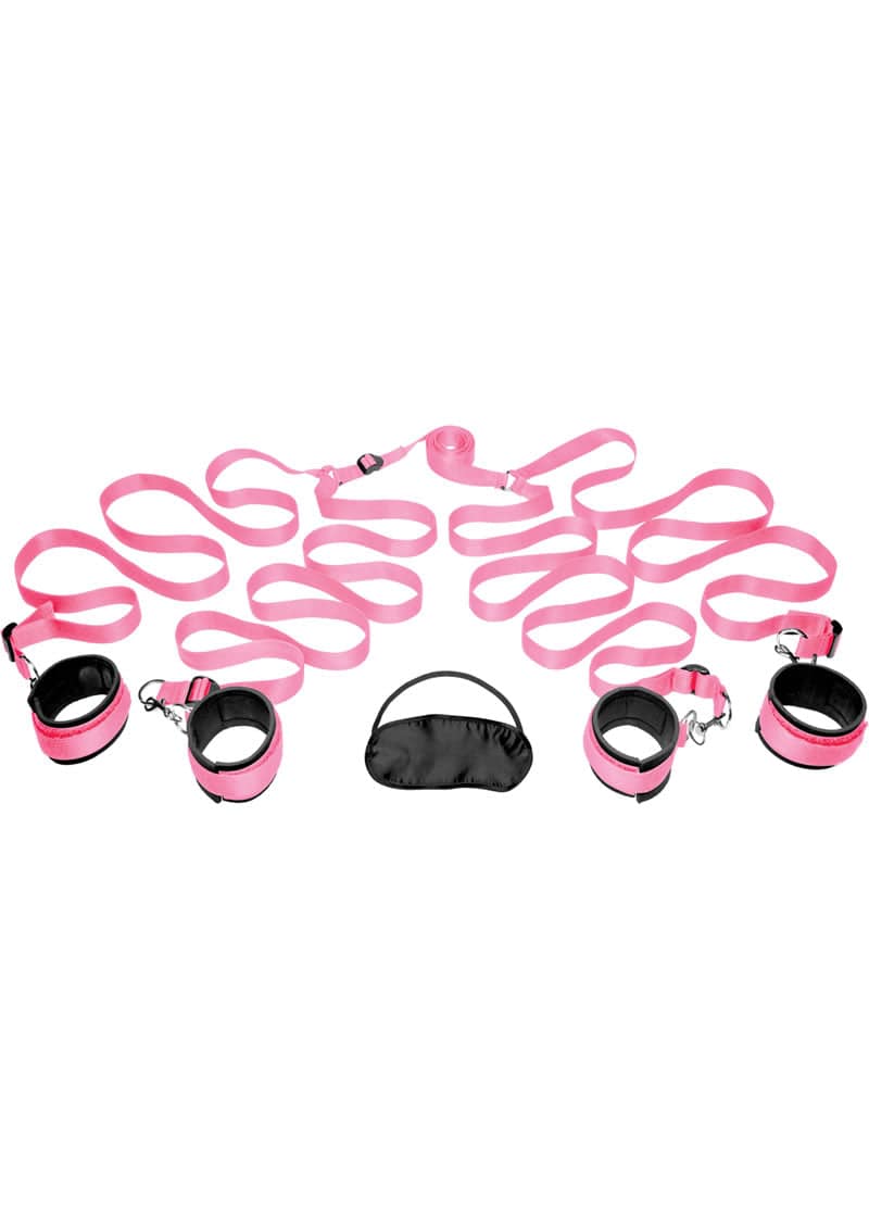 Frisky Pink Bedroom Restraint Kit - Chambre Rouge