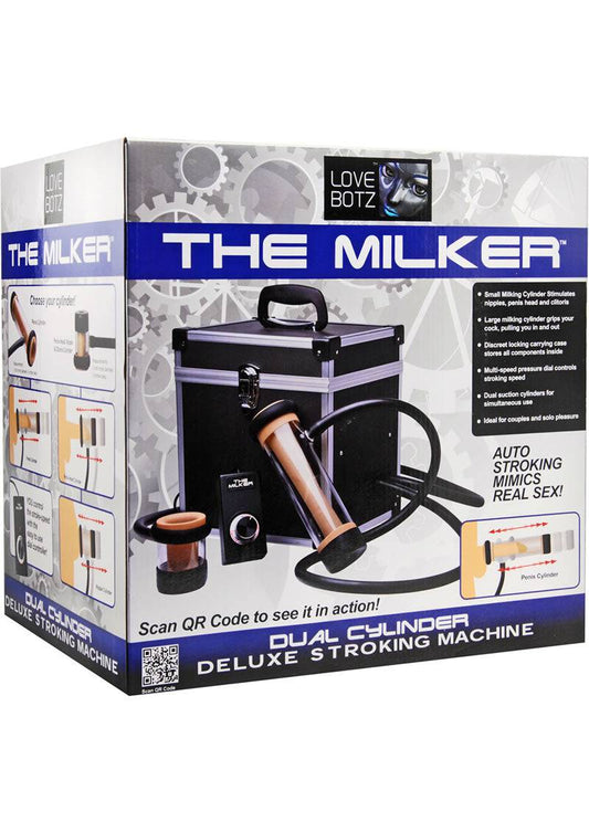 LoveBotz The Milker Dual Cylinder Deluxe Stroking Machine