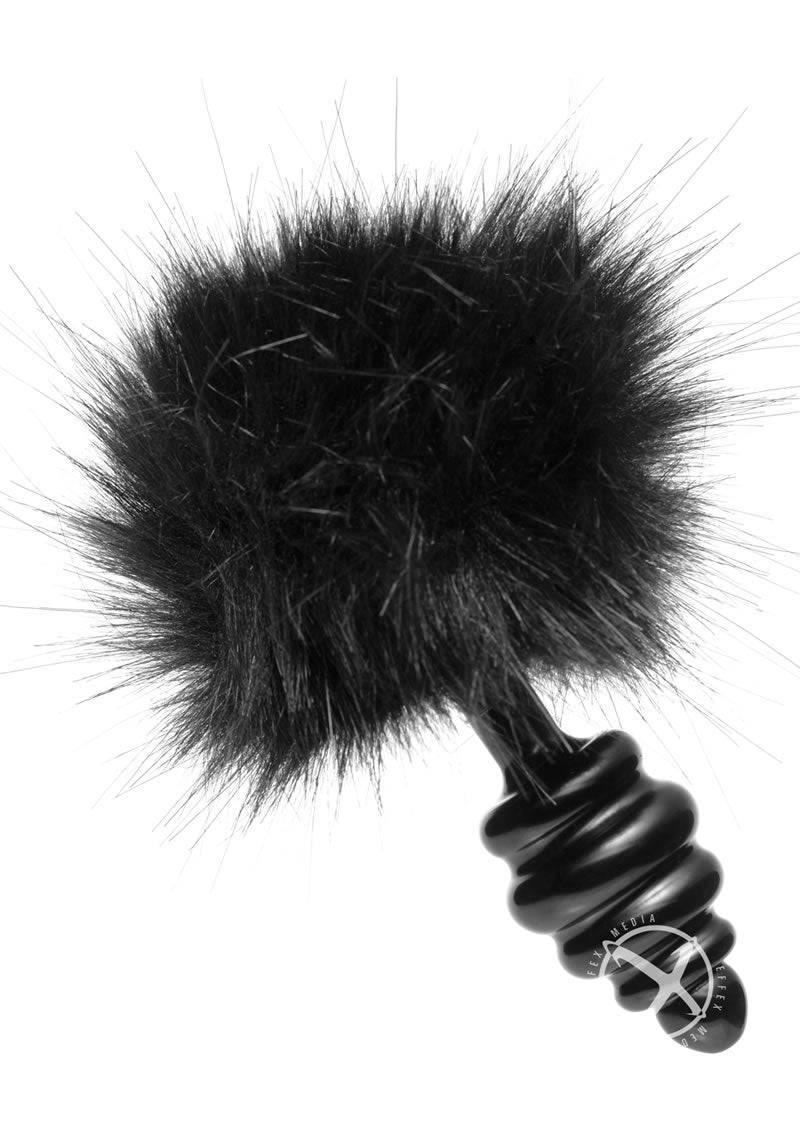 Tailz Black Bunny Tail Anal Plug - Chambre Rouge