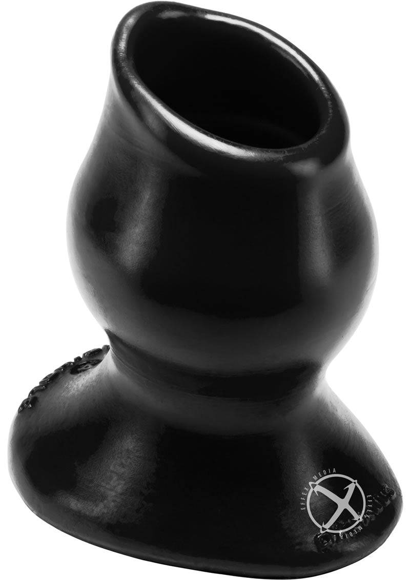 Oxballs Pig-Hole-4 Silicone Hollow Butt Plug - Extra Large - Black