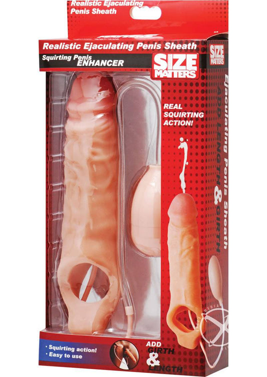 Squirting Penis Enchancer Sheath - Chambre Rouge