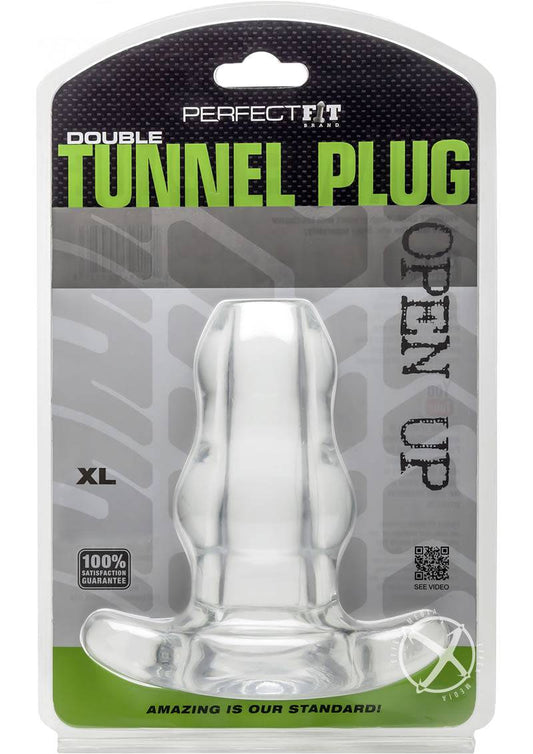 Perfect Fit Double Tunnel Plug - XL - Clear