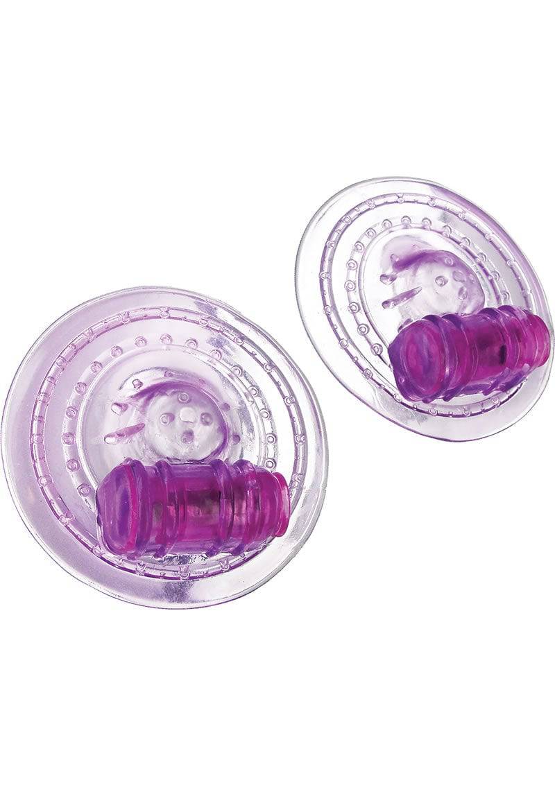 Trinity V Razzle Vibe Nipple Pads Purp - Chambre Rouge