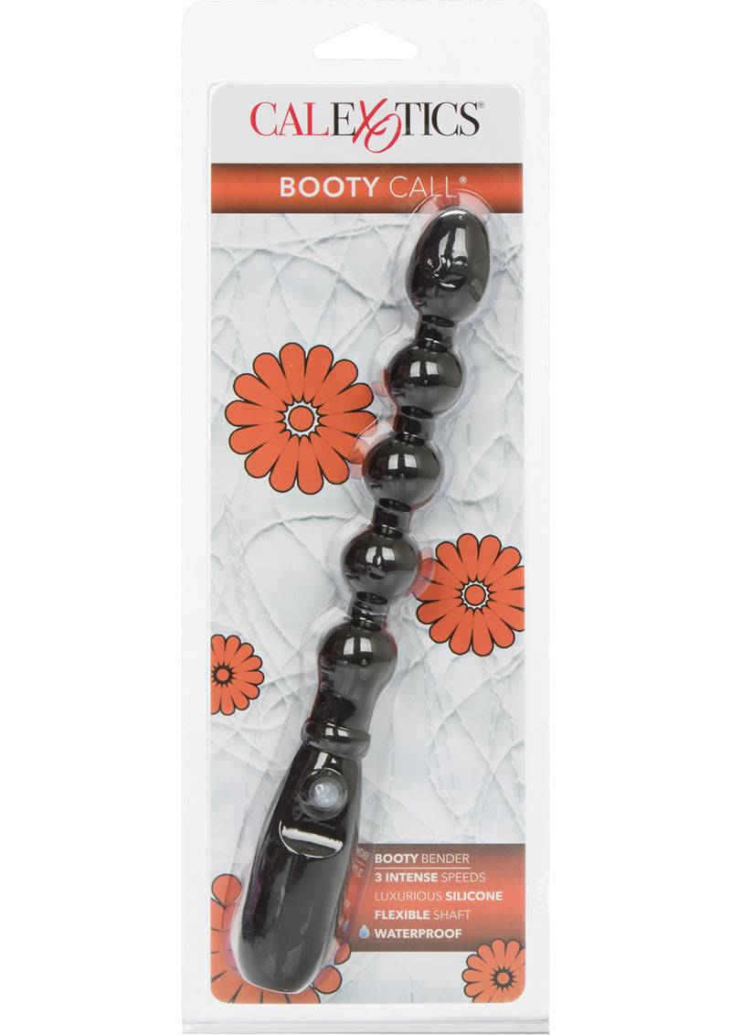 Booty Call Booty Bender Silicone Beaded Butt Plug - Black