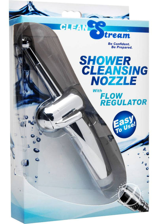 CleanStream Shower Cleansing Nozzle with Flow Regulator - Red