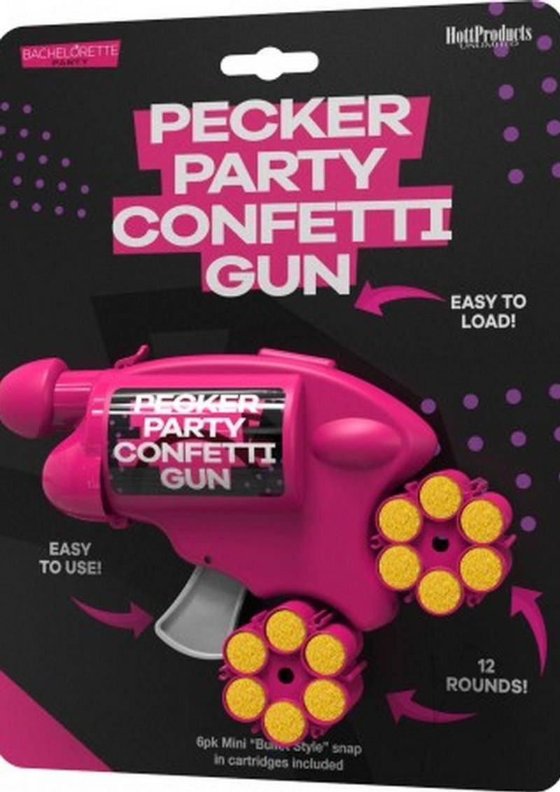 Bachelorette Party Pecker Party Confetti Gun Multi Colored