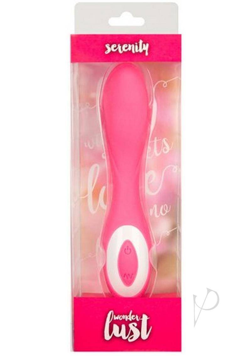 Wonderlust Serenity Rechargeable Silicone Vibrator - Pink