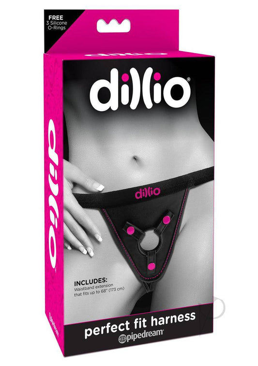 Dillio Perfect Fit Harness Black/Pink