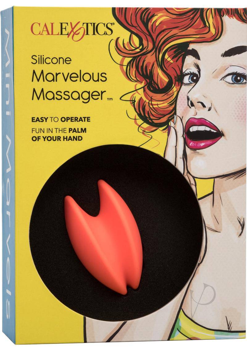 Mini Marvels Marvelous Silicone Rechargeable Massager - Orange