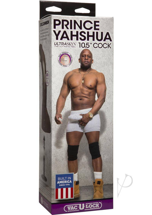 Ultraskyn Prince Yahshua Dildo 10.5in - Chocolate