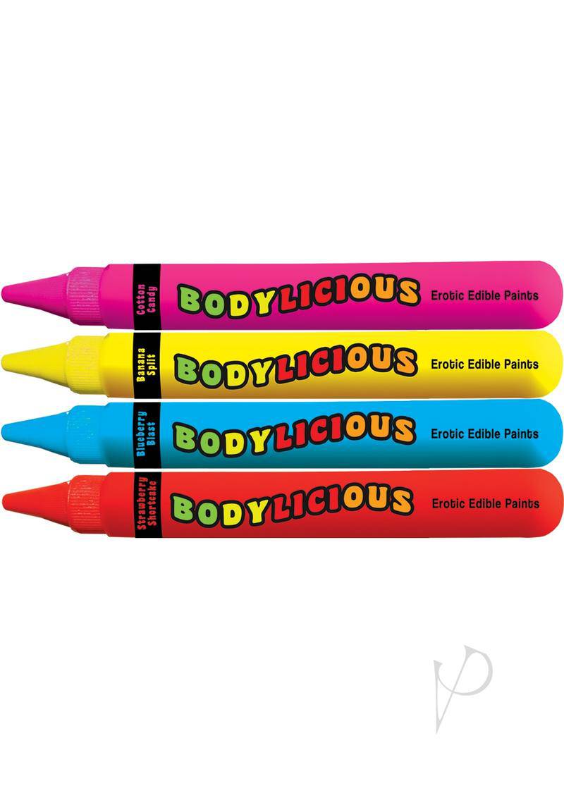 Bodylicious Erotic Edible Body Paint 4pk - Chambre Rouge