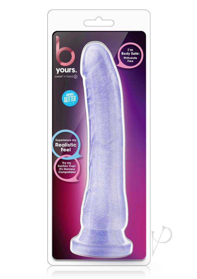 B Yours Sweet N` Hard 6 Dildo 8.5in - Clear