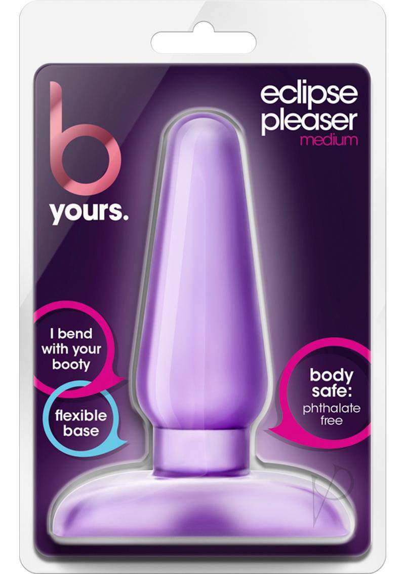 B Yours Eclipse Pleaser Butt Plug Medium - Purple