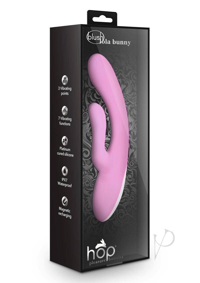 Hop Lola Bunny Rechargeable Silicone Rabbit Vibrator - Ballet Slipper