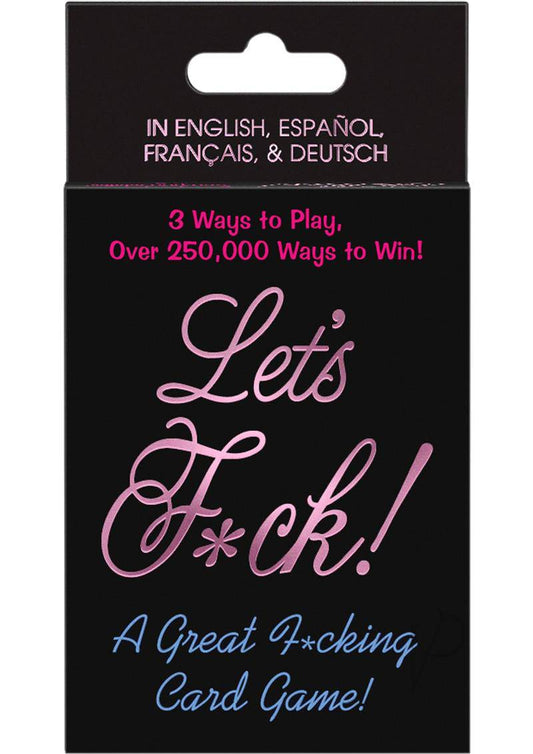 Let`s F*ck! Sex Position Card Game