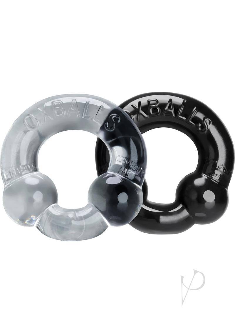 Ultraballs 2pk Cockring Blk/clr - Chambre Rouge