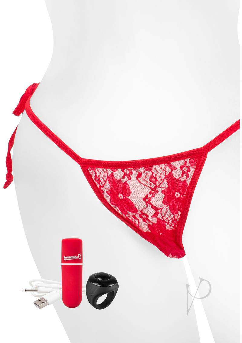 My Secret Remote C Panty Rechr Red-indv - Chambre Rouge